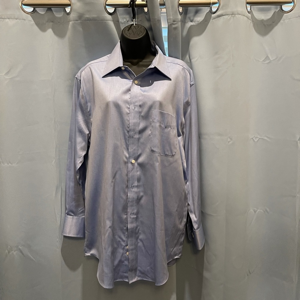 Men’s Dress Blue Collared Dress Shirt